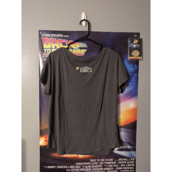 Disney Parks Mickey & Minnie’s Runaway Railway Grey T-shirt Women’s Size L - Picture 4 of 7